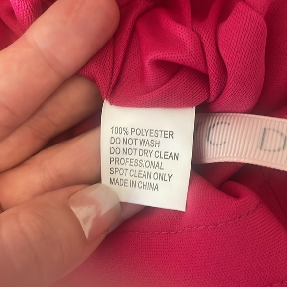 New Mac Duggal Strapless Sleeveless Faux Wrap Mini Dress size 8 - Picture 9 of 10